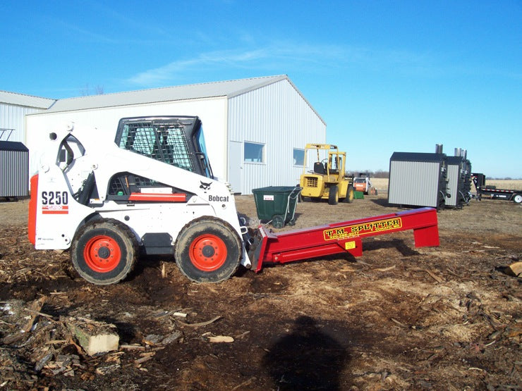 TM Pro Skid Steer Log Splitter Attachment 24/30/36 Stroke Wood